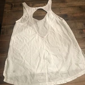 Lululemon white workout tank
